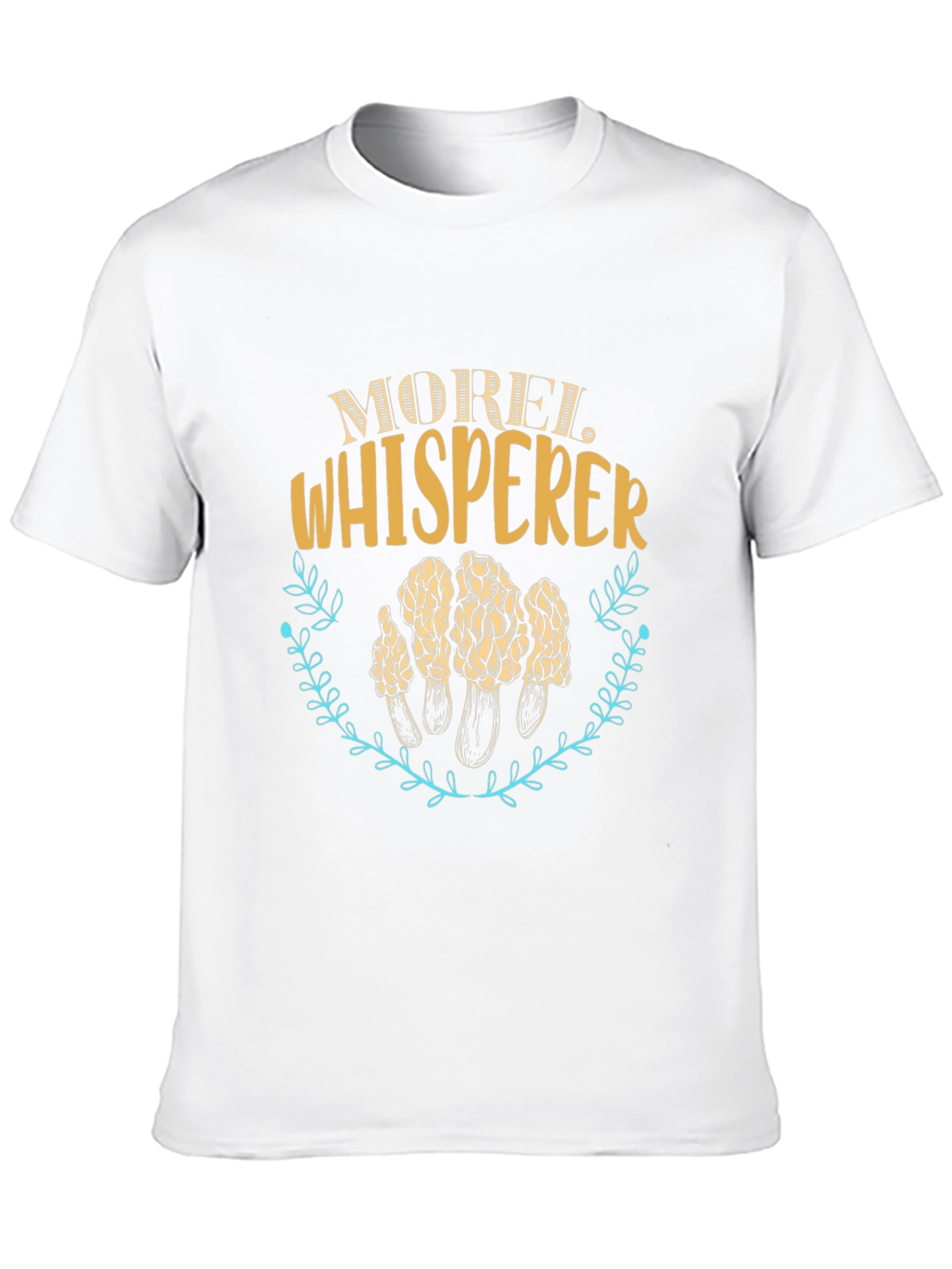 Morel Whisperer Graphic Tee - Mushroom Hunter Gift