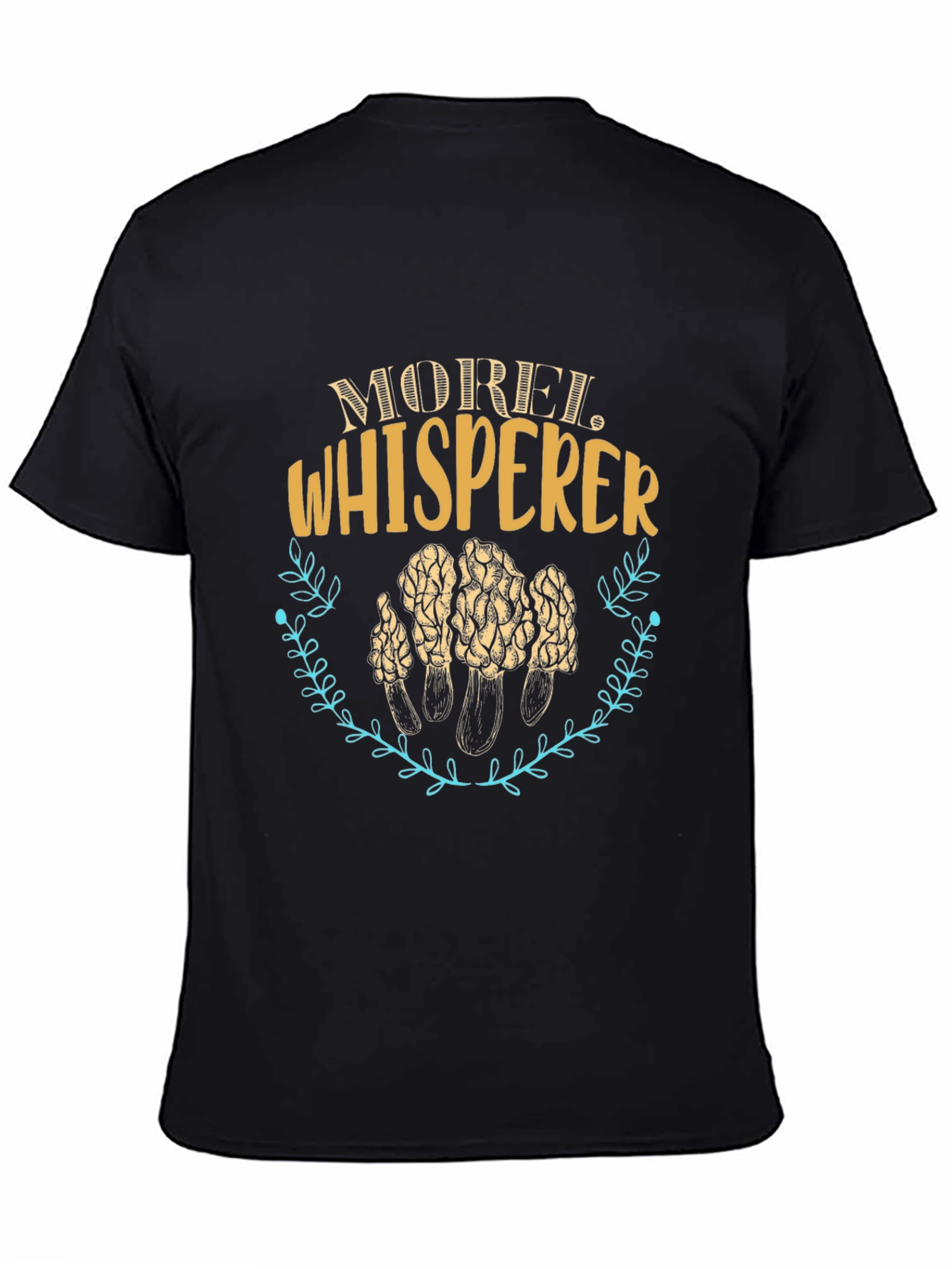 Morel Whisperer Graphic Tee - Mushroom Hunter Gift