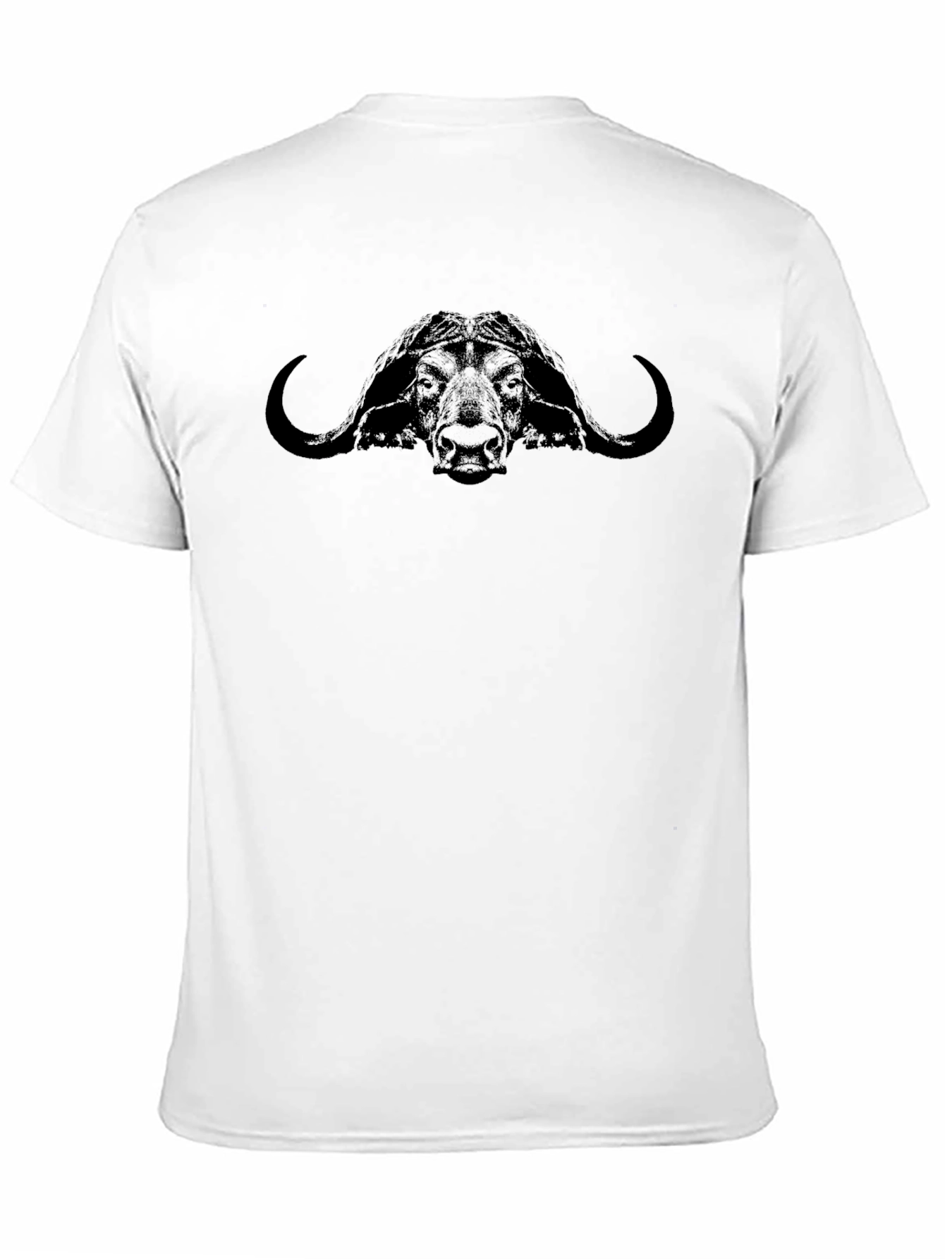 Buffalo Head Graphic Print T-Shirt