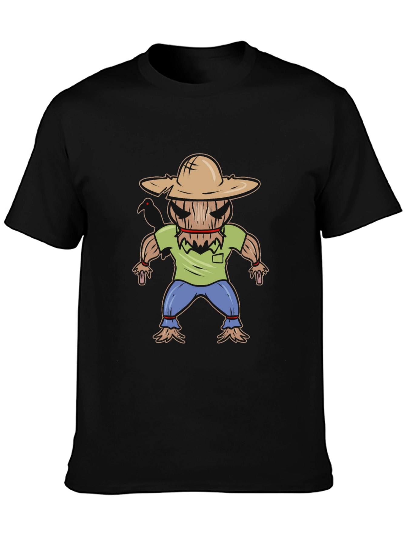 Scarecrow Graphic T-Shirt - Halloween Fun!