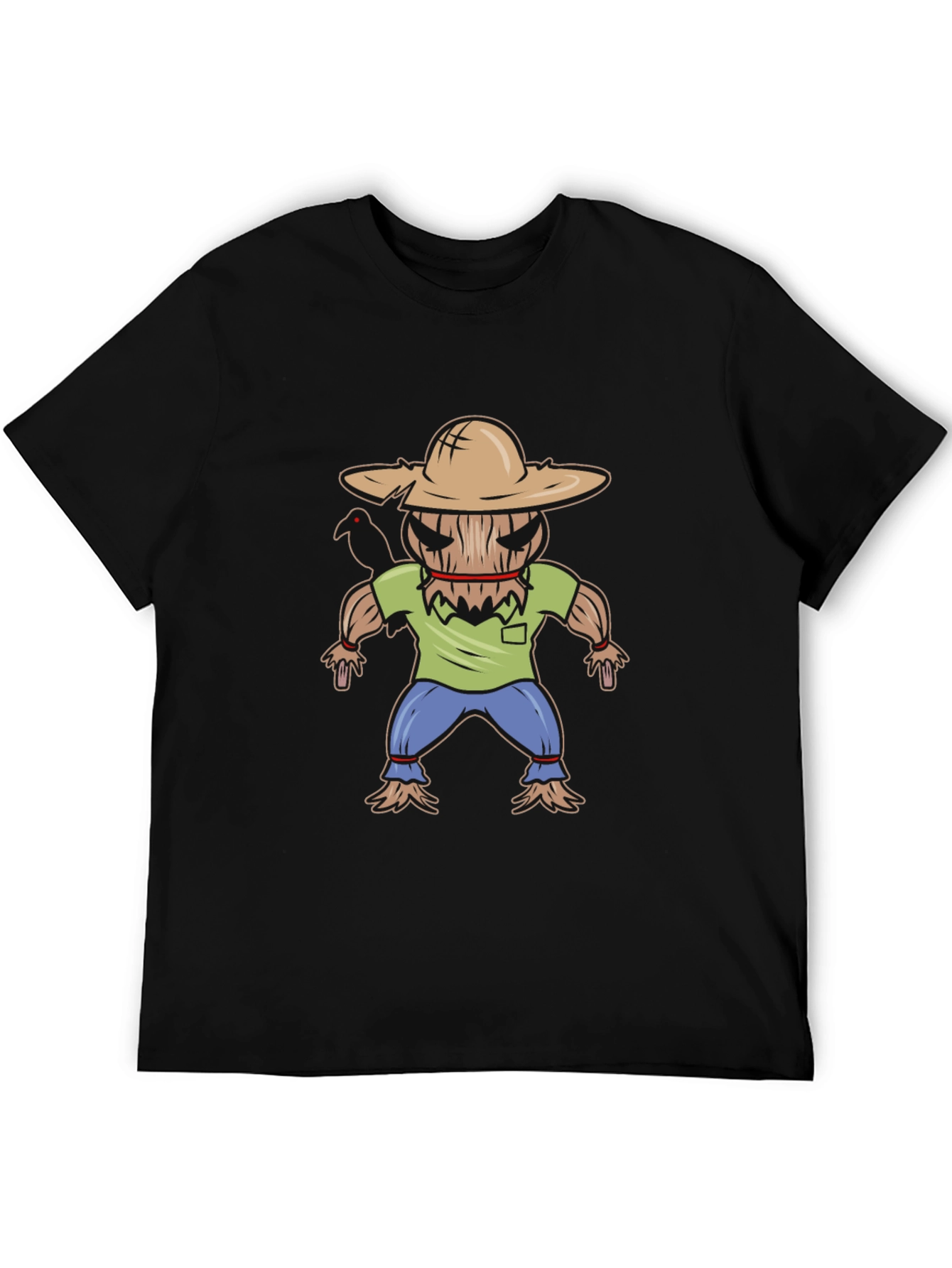 Scarecrow Graphic T-Shirt - Halloween Fun!