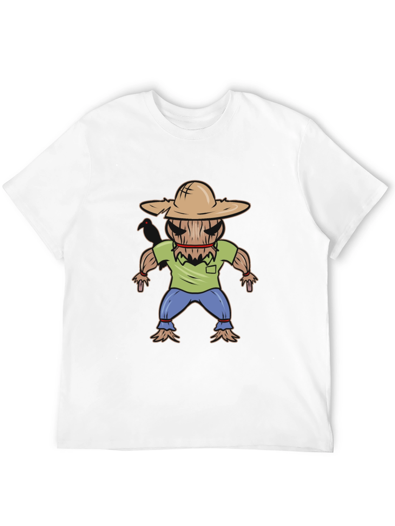 Scarecrow Graphic T-Shirt - Halloween Fun!