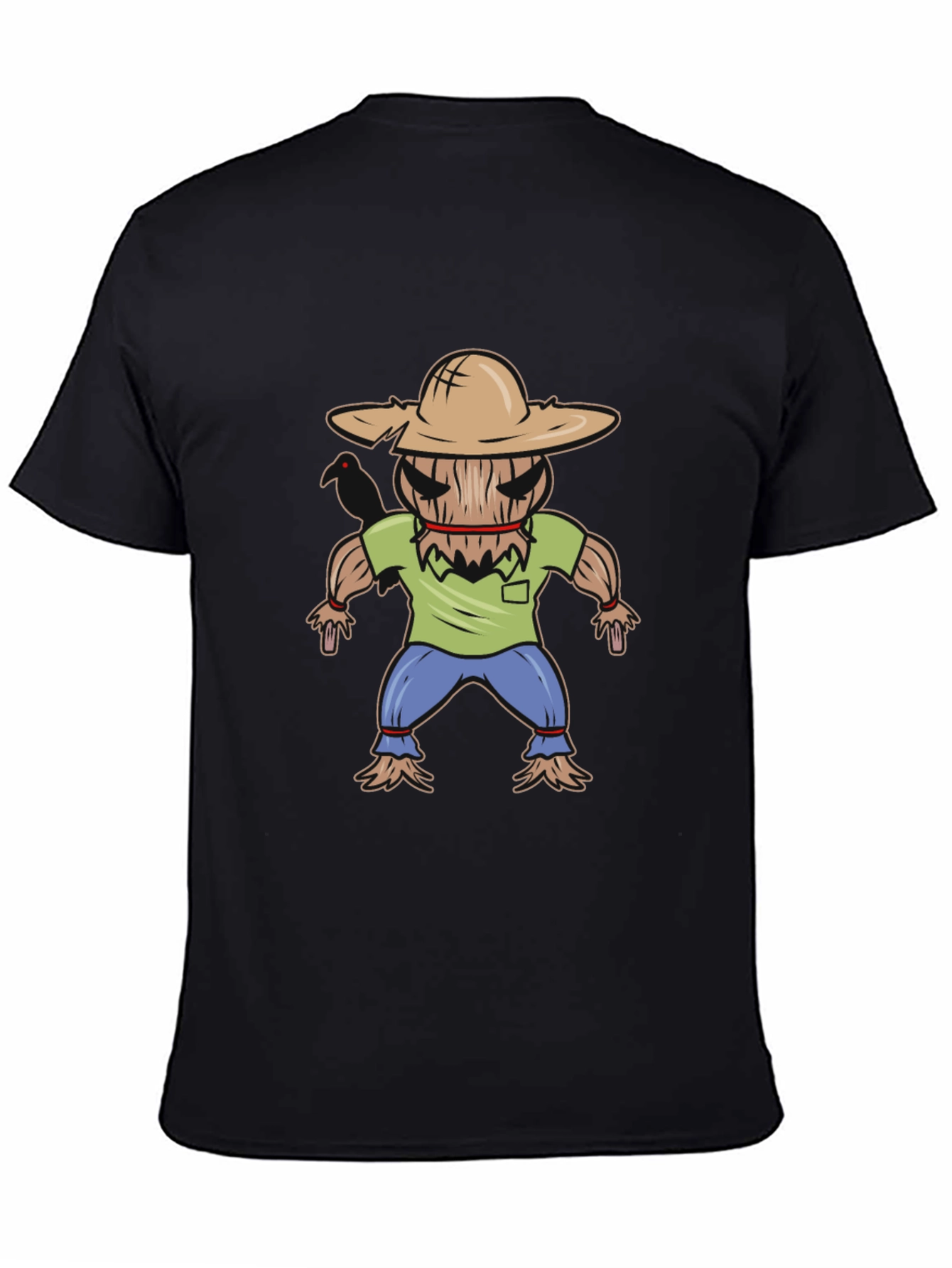 Scarecrow Graphic T-Shirt - Halloween Fun!