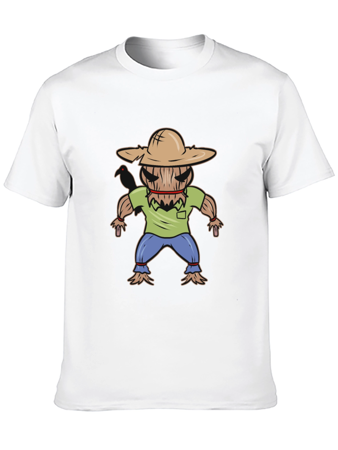 Scarecrow Graphic T-Shirt - Halloween Fun!