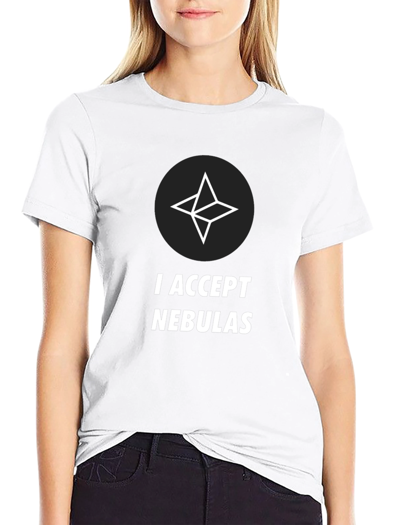 I Accept Nebulas Black T-Shirt