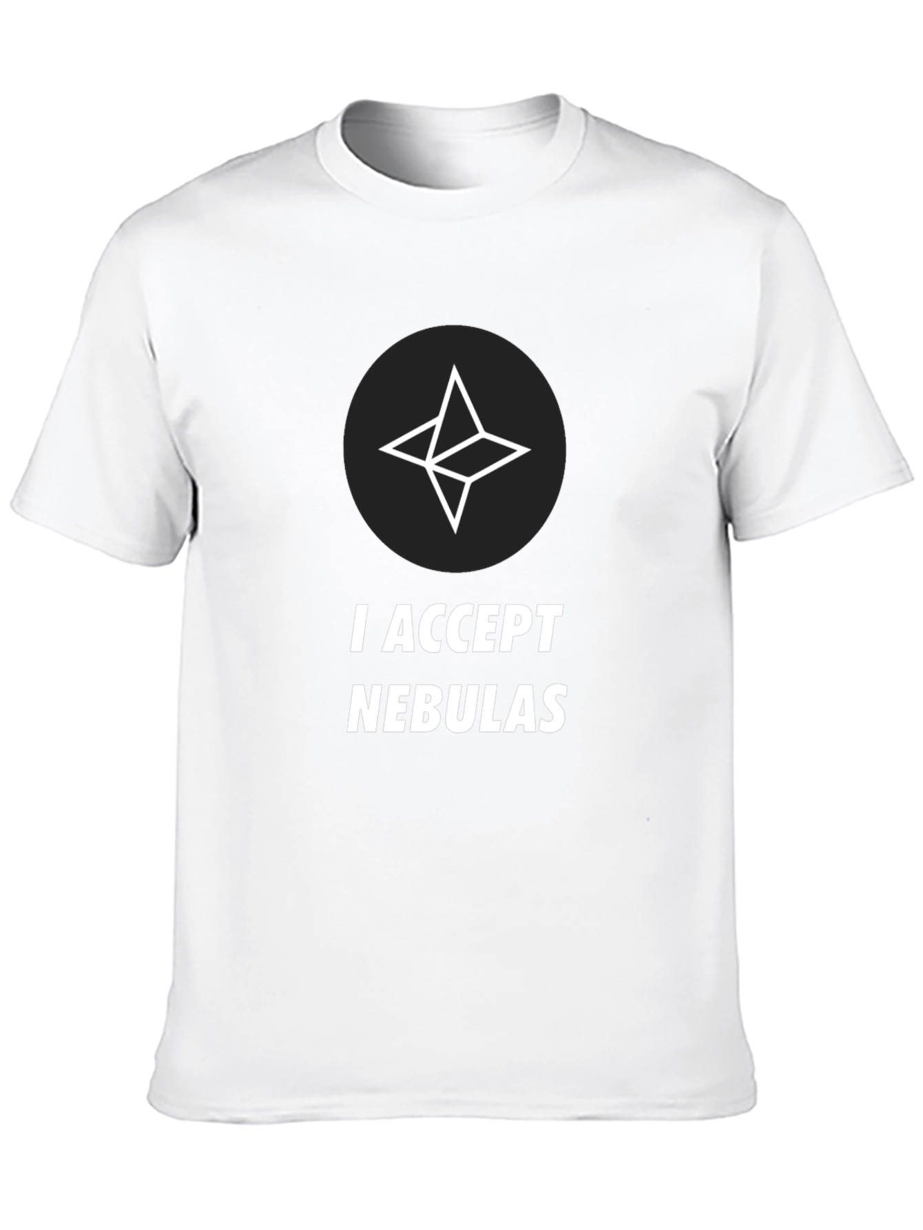 I Accept Nebulas Black T-Shirt