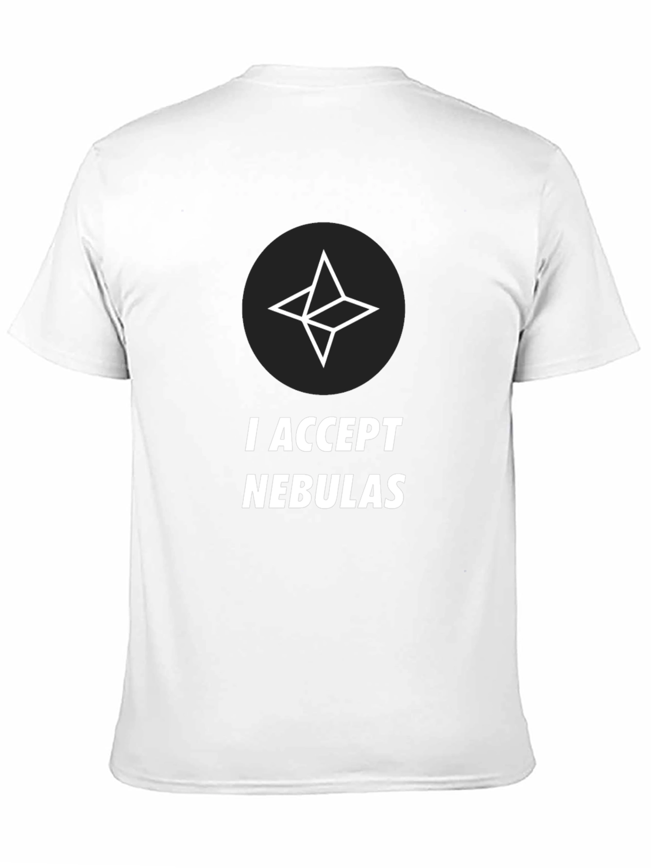 I Accept Nebulas Black T-Shirt