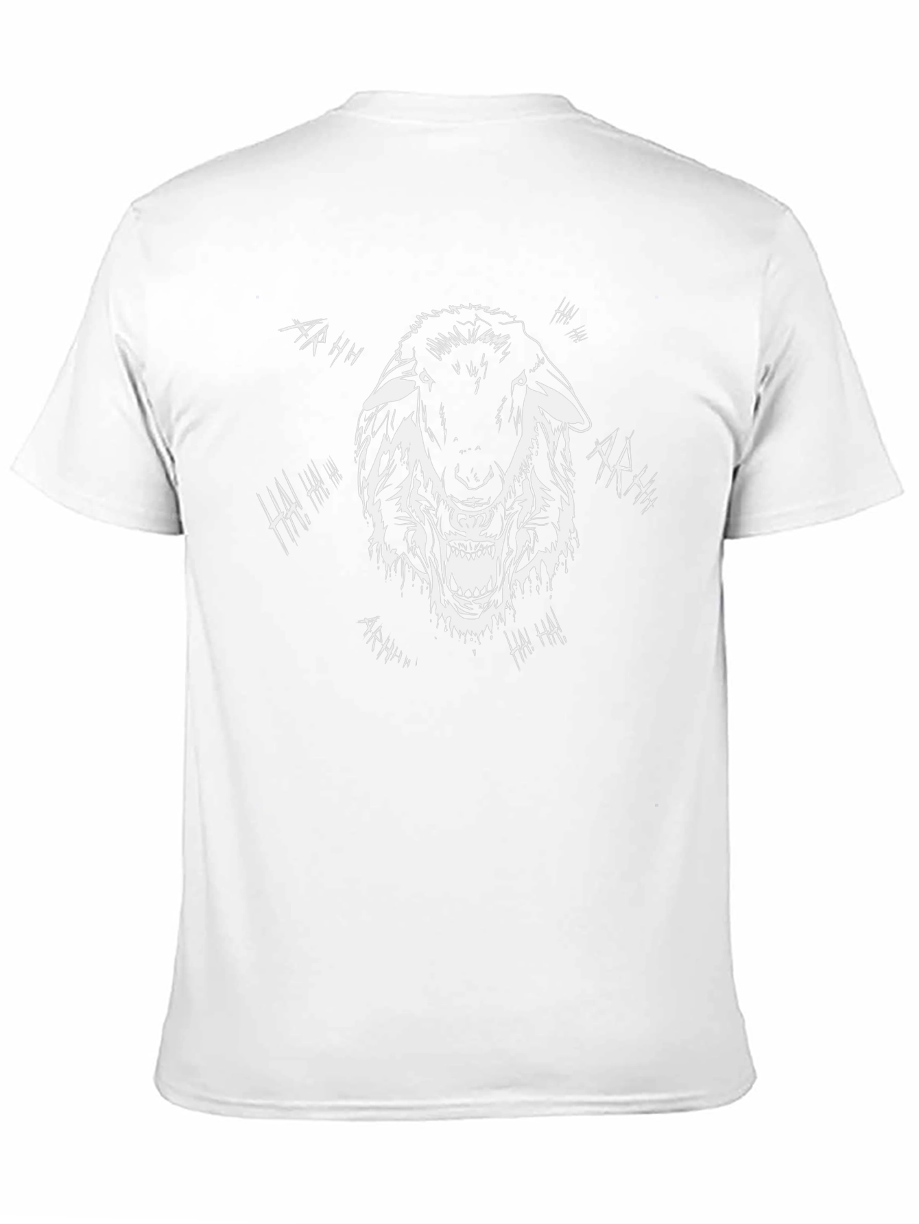 Mens Black Graphic Tee - Angry Sheep Design