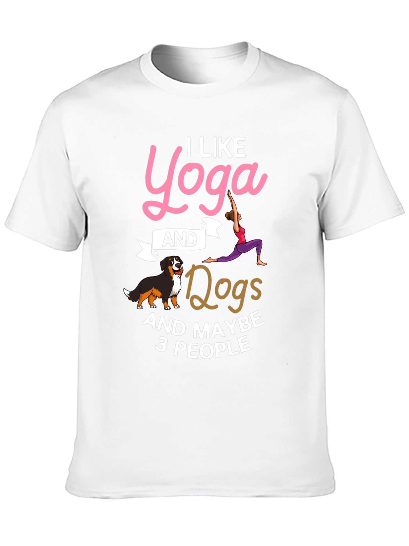 Yoga Dogs & Maybe 3 People Graphic Tee