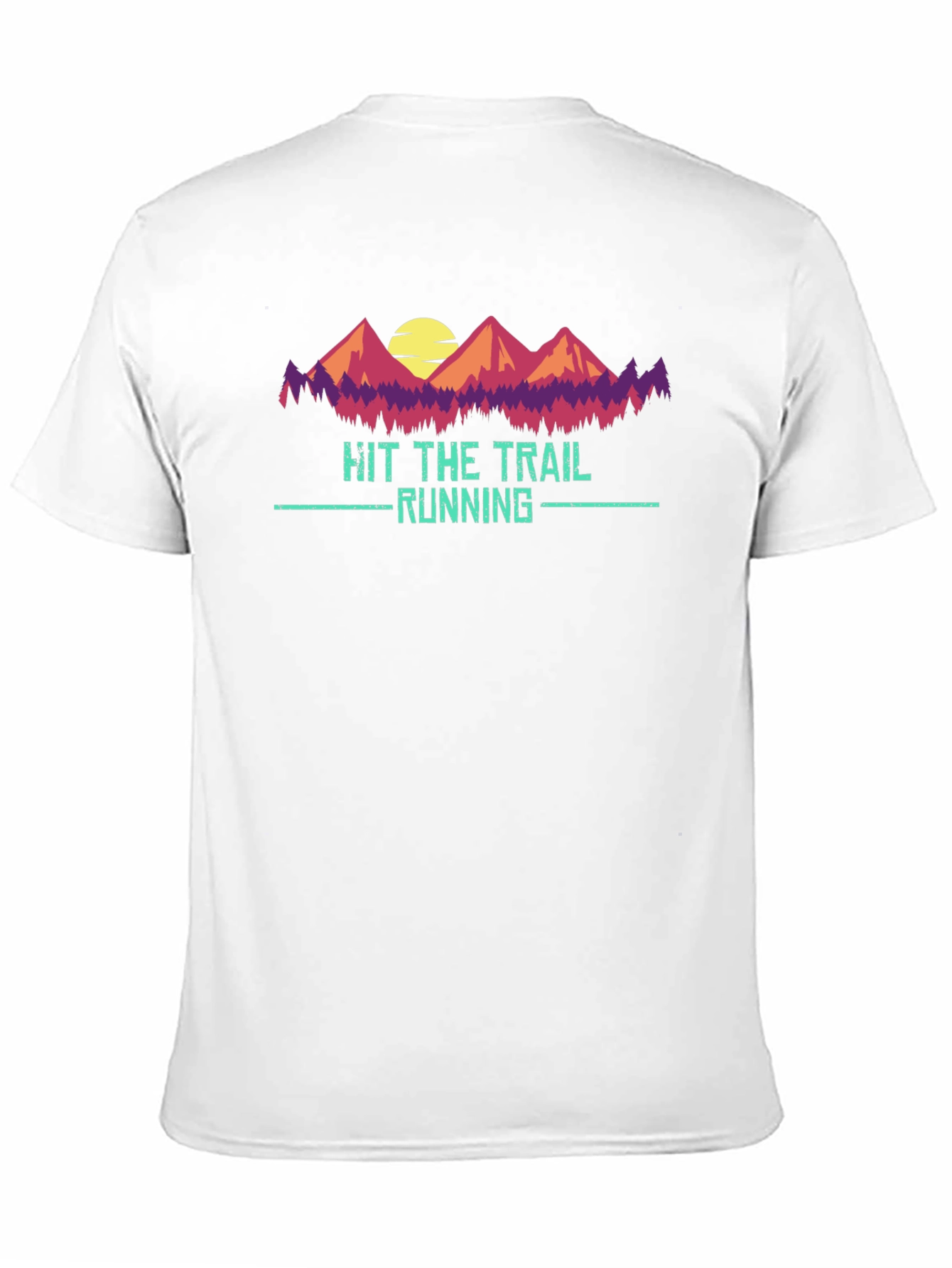 Hit The Trail Running Graphic Tee