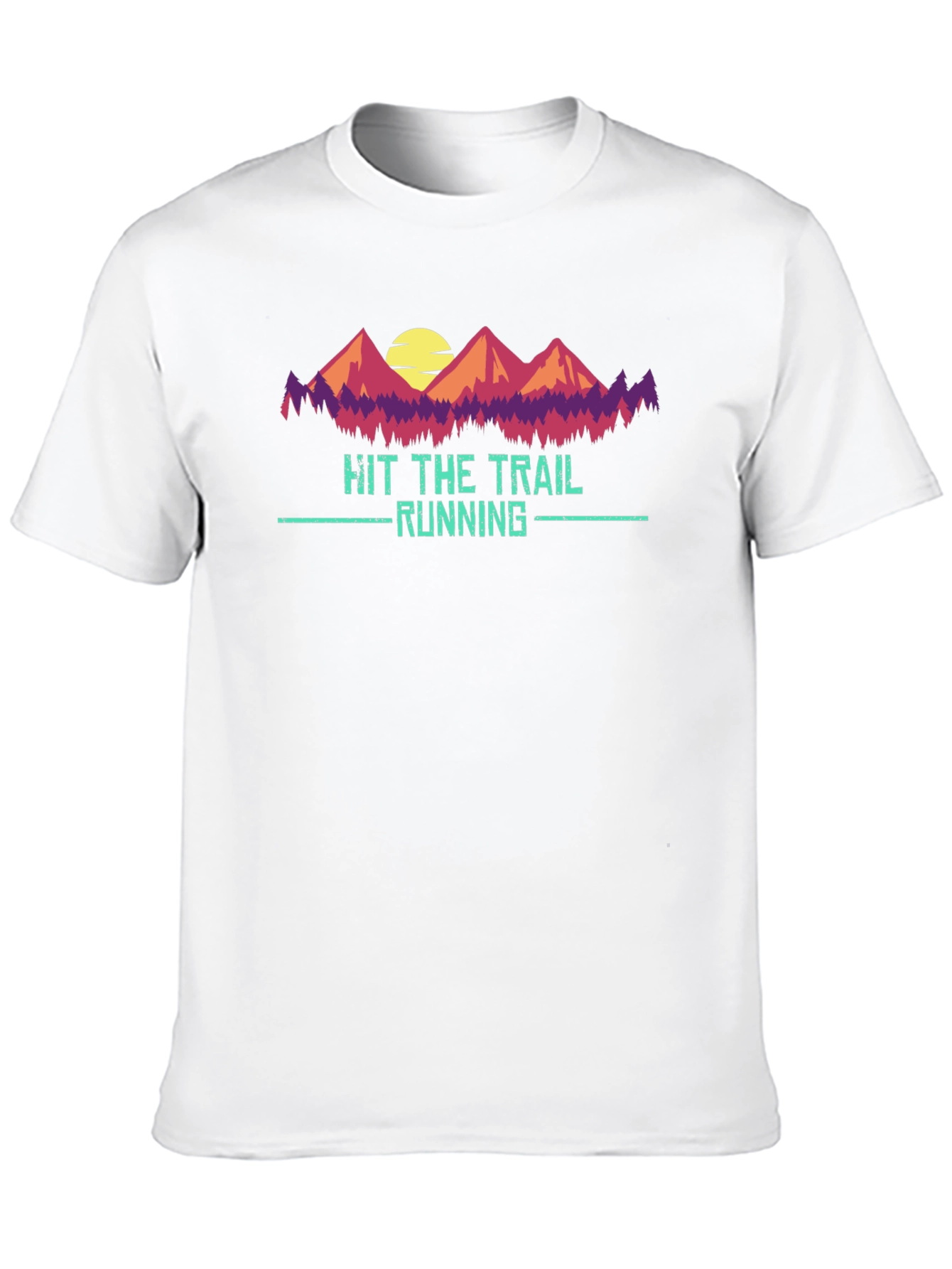 Hit The Trail Running Graphic Tee