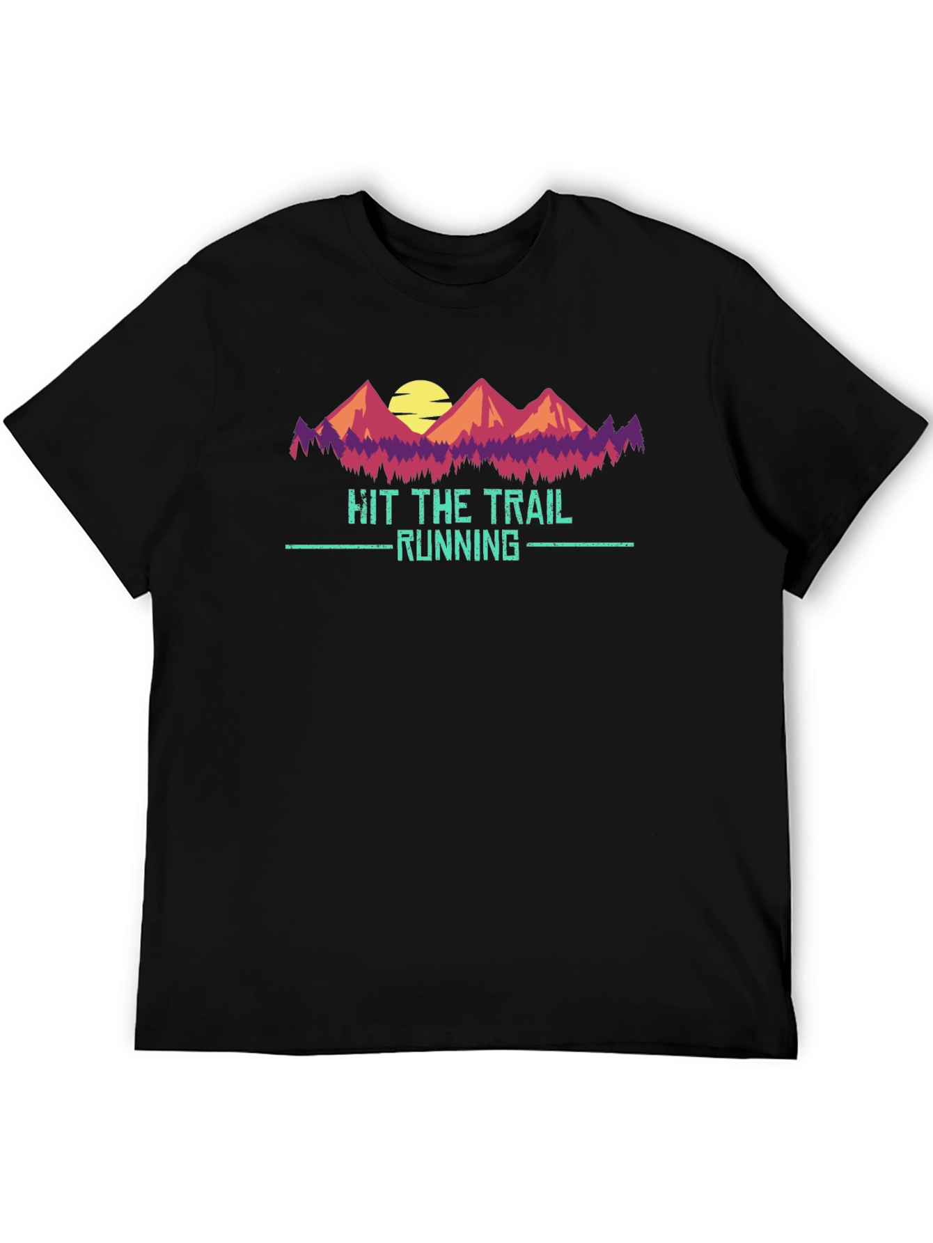 Hit The Trail Running Graphic Tee