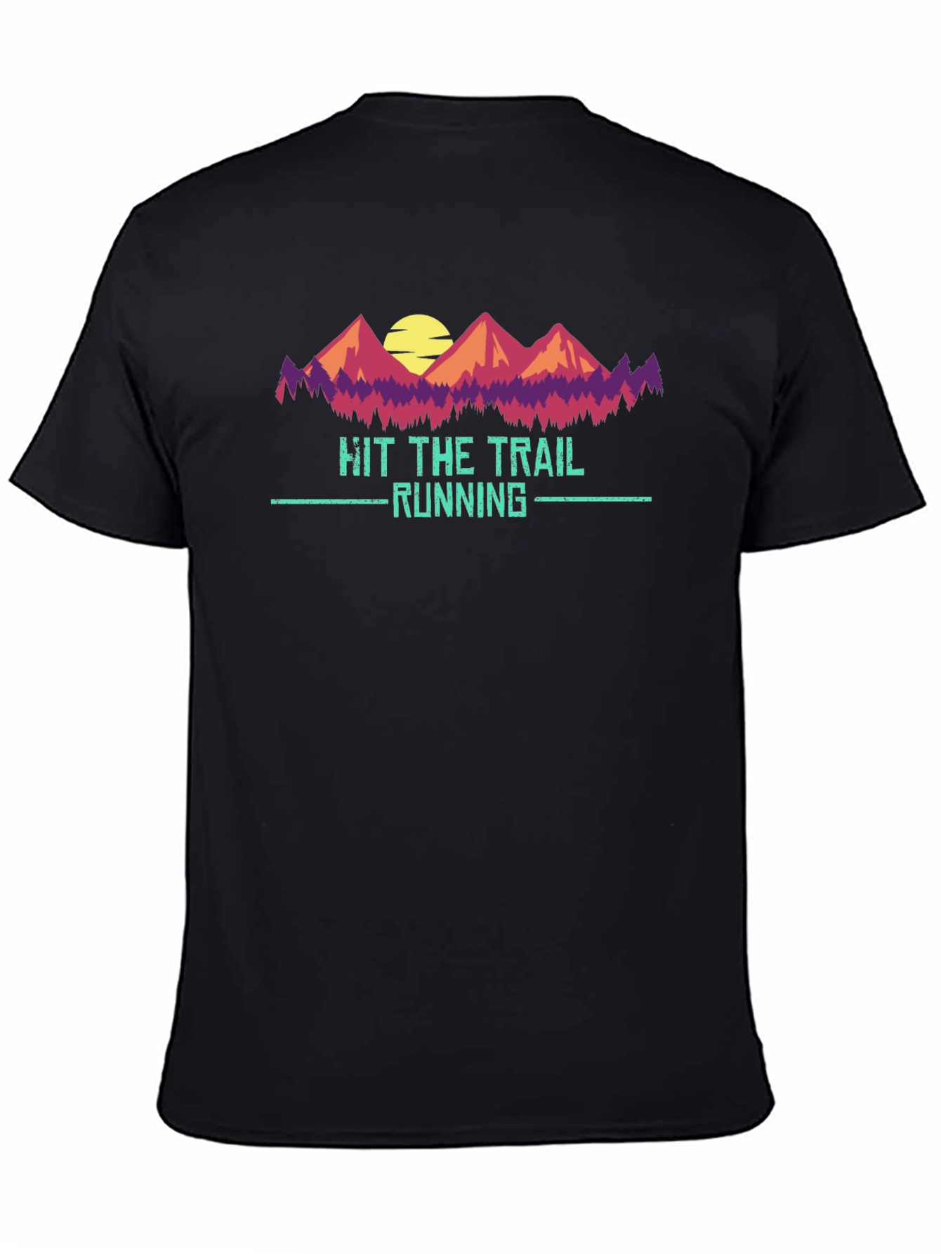 Hit The Trail Running Graphic Tee
