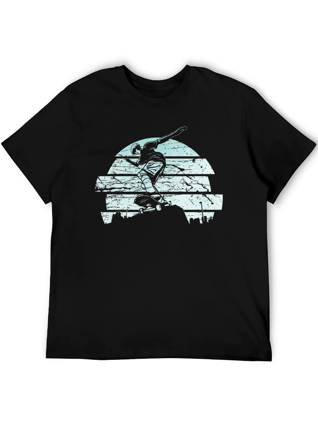 Skater Graphic T-Shirt - Black Tee