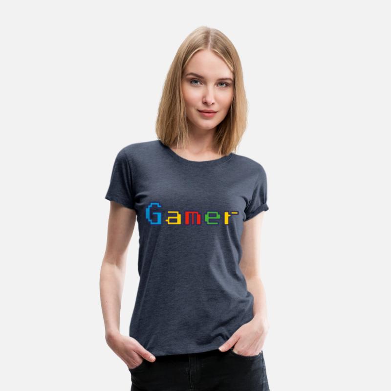 Gamer Retro Pixel Color Font For Video Game Gifts