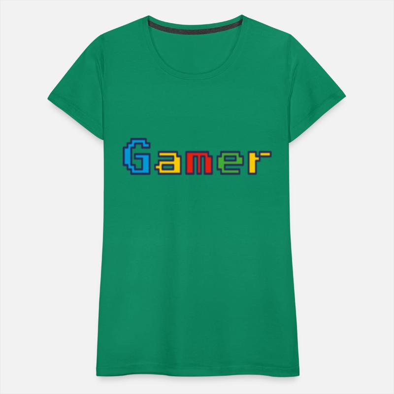 Gamer Retro Pixel Color Font For Video Game Gifts