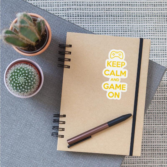 Gaming KEEP CALM AND GAME ON Gamer