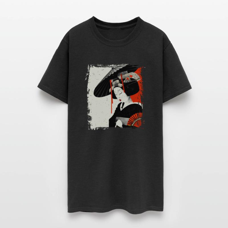 Geisha, traditional digital art, Japan