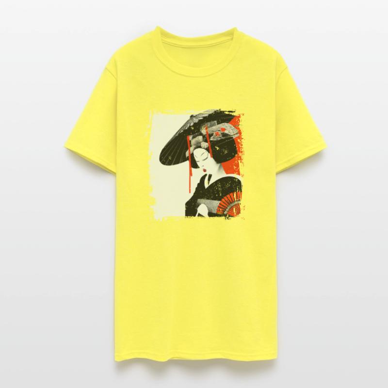 Geisha, traditional digital art, Japan