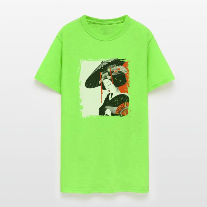 Geisha, traditional digital art, Japan