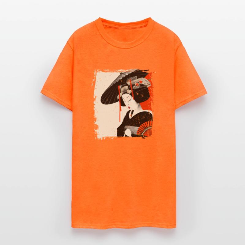 Geisha, traditional digital art, Japan