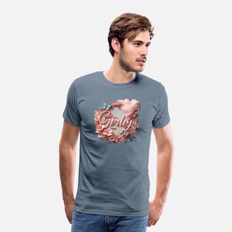 Girly Butterfly Wreath T-Shirt