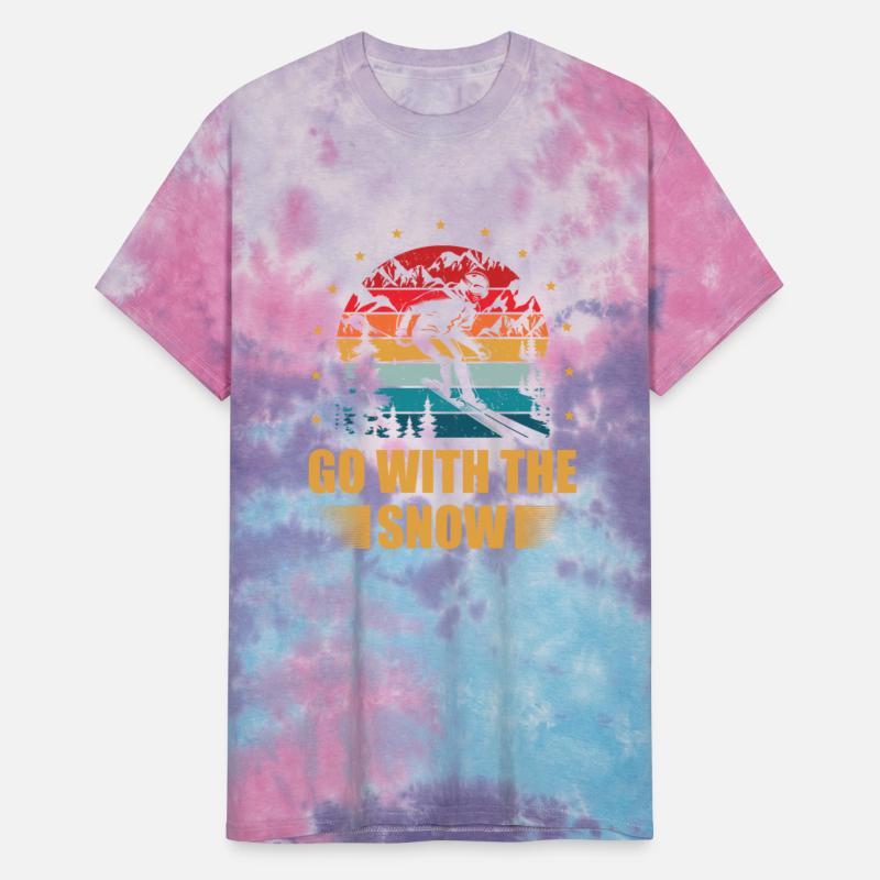 Go With The Snow Skiing Lover Ice Ski Winter Sport