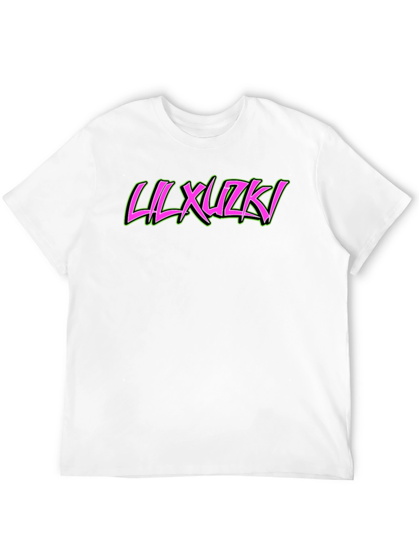 Lil Xuzki Graphic Tee - Trendy Black Cotton T-Shirt