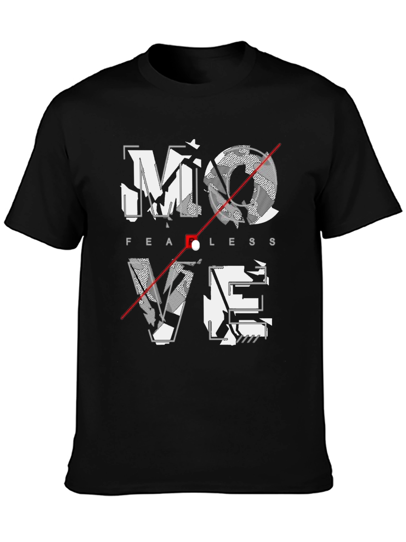 Fearless Move Graphic Tee - Black