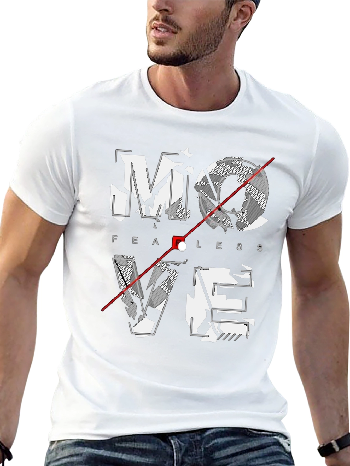 Fearless Move Graphic Tee - Black