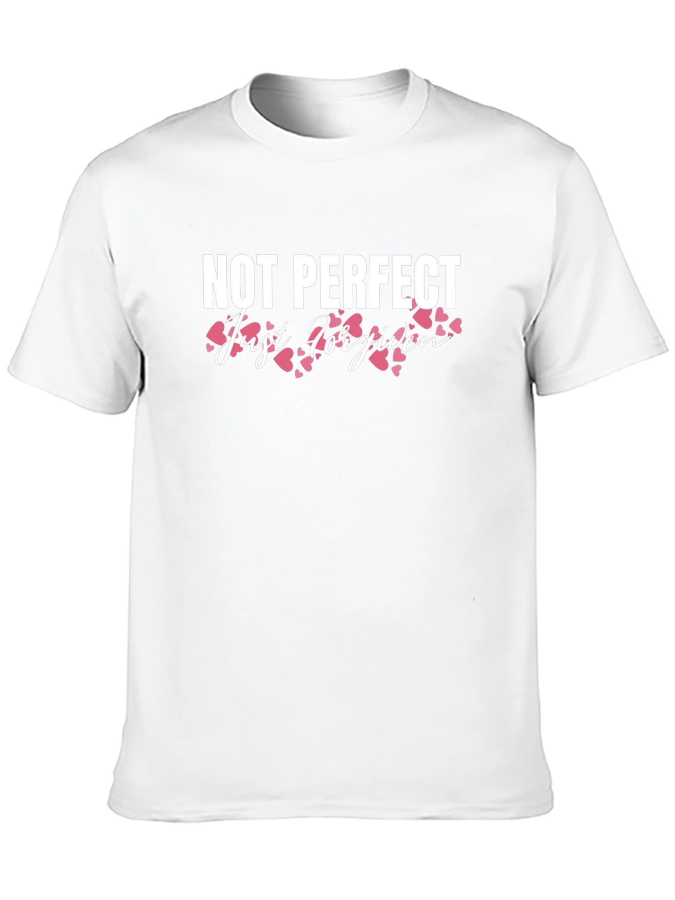 Not Perfect Just Forgiven Black T-Shirt