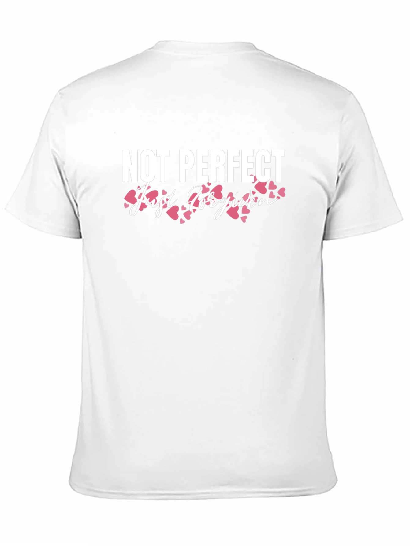 Not Perfect Just Forgiven Black T-Shirt