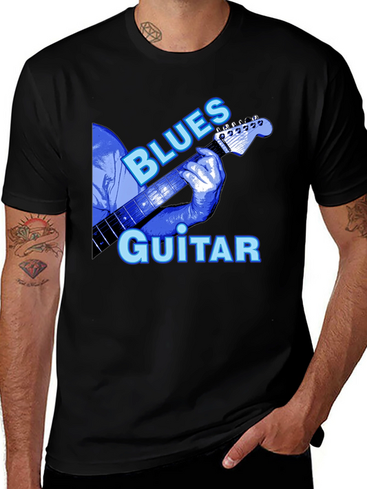 Blues Guitar T-Shirt - Black