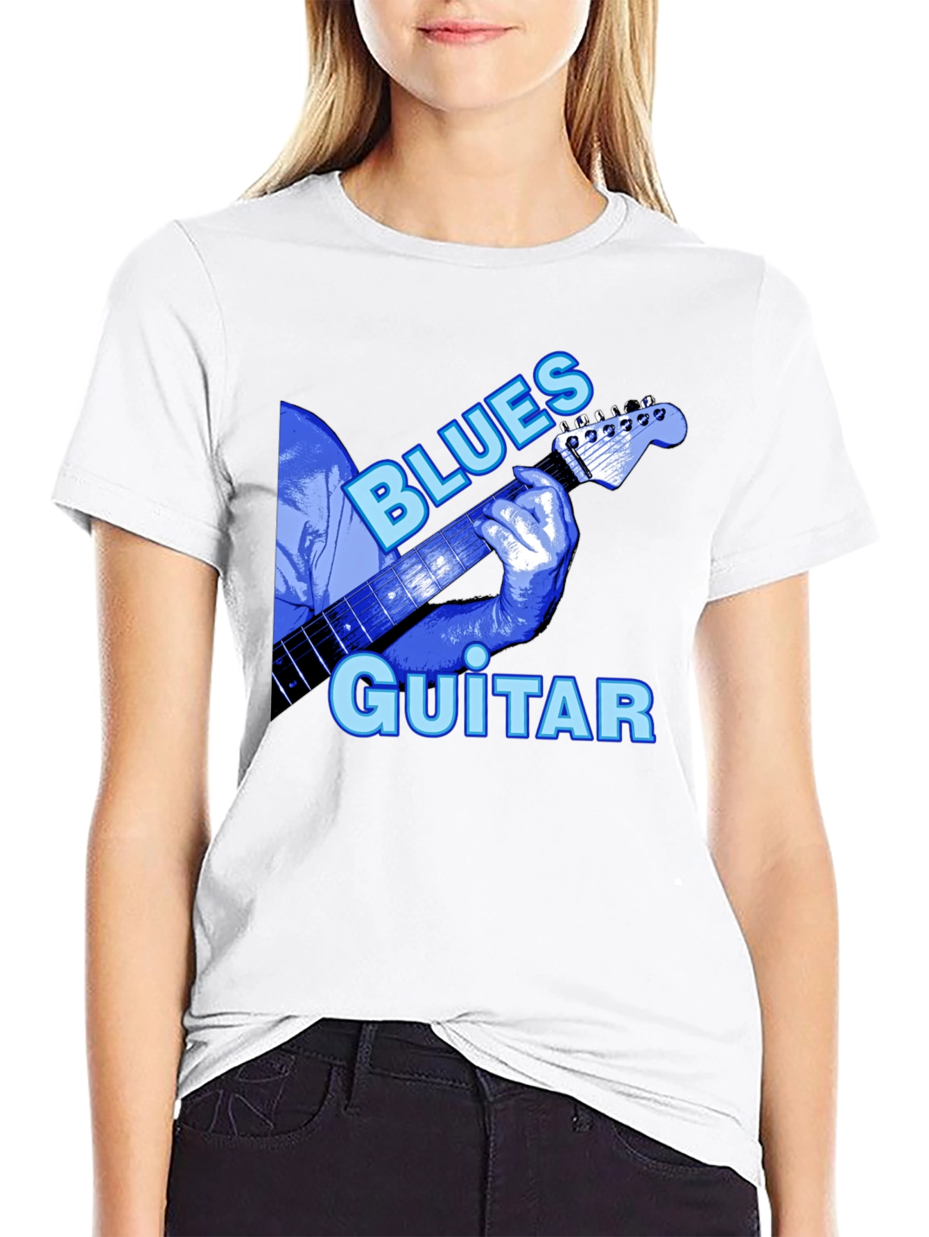 Blues Guitar T-Shirt - Black