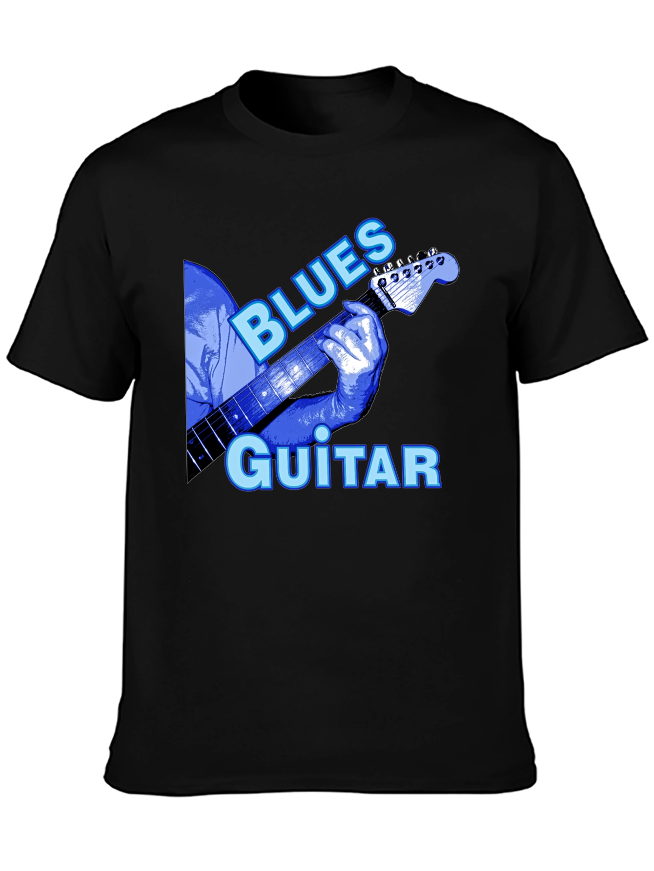 Blues Guitar T-Shirt - Black