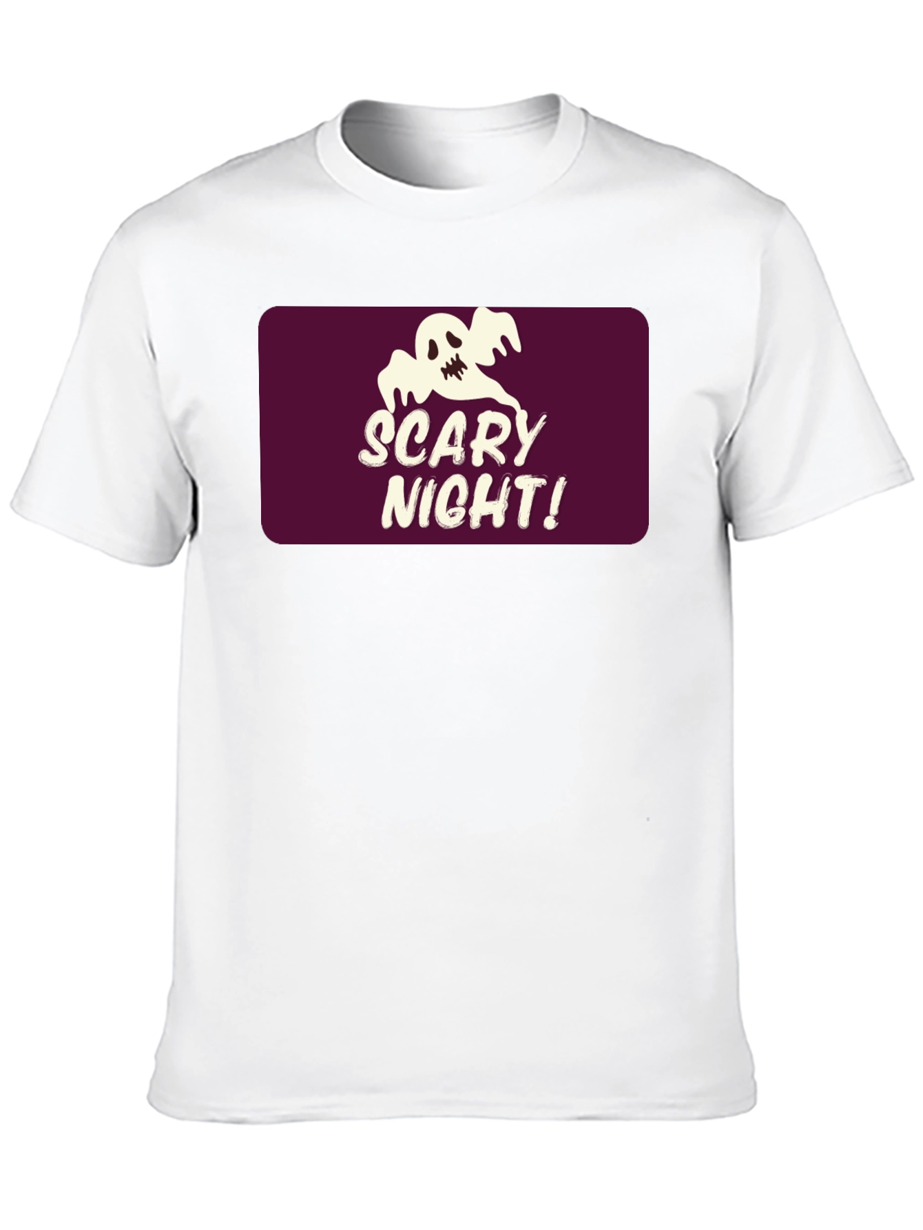 Scary Night Halloween T-Shirt - Ghost Graphic Tee
