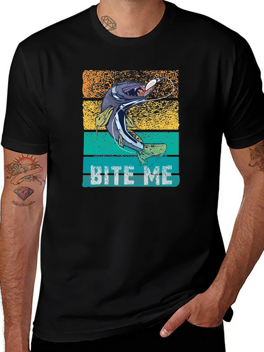 Bite Me Fishing T-Shirt - Graphic Tee for Anglers