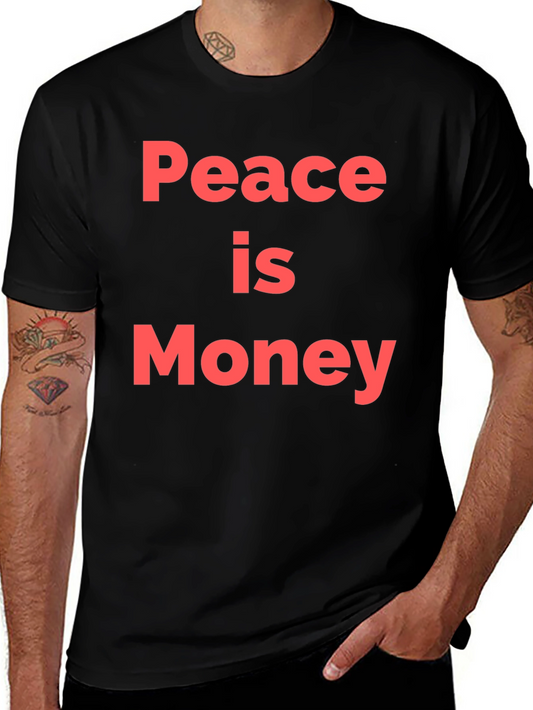 Peace is Money Graphic T-Shirt