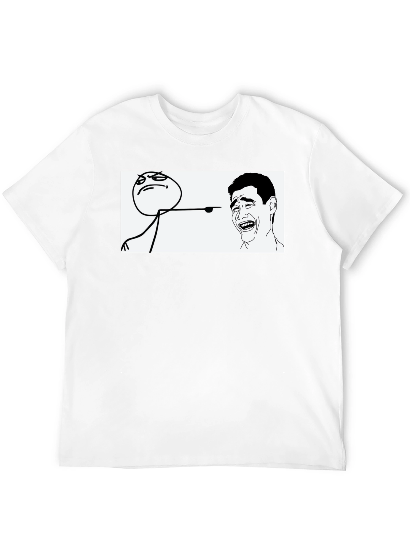Meme Graphic T-Shirt - Black Casual Tee
