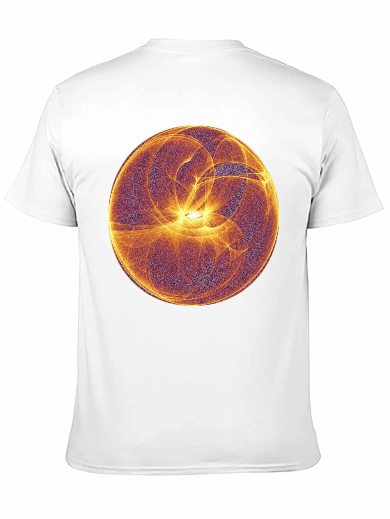 Abstract Orb Graphic Black T-Shirt