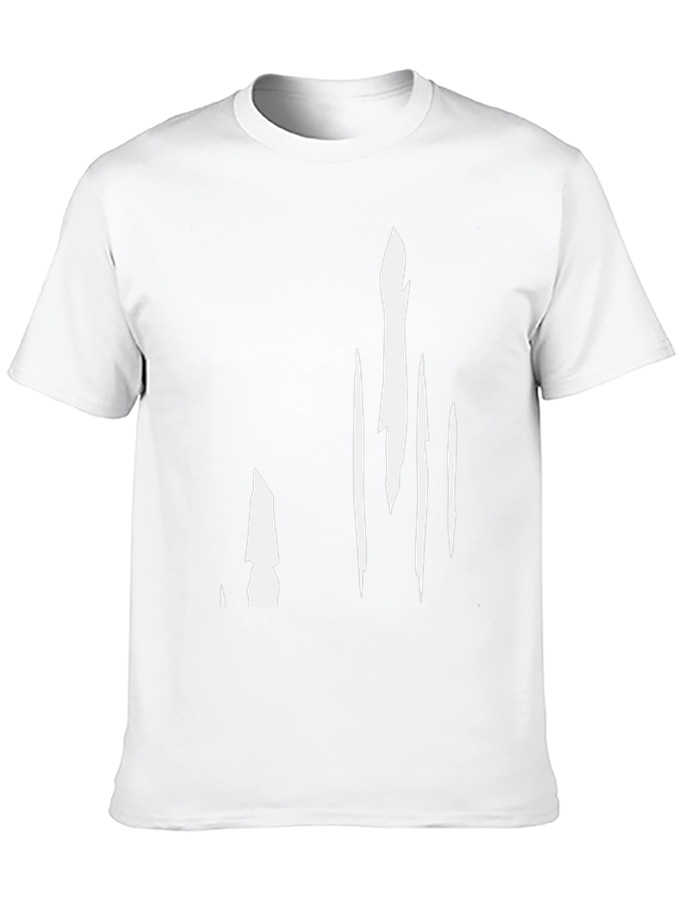 Modern Abstract Black Graphic Tee