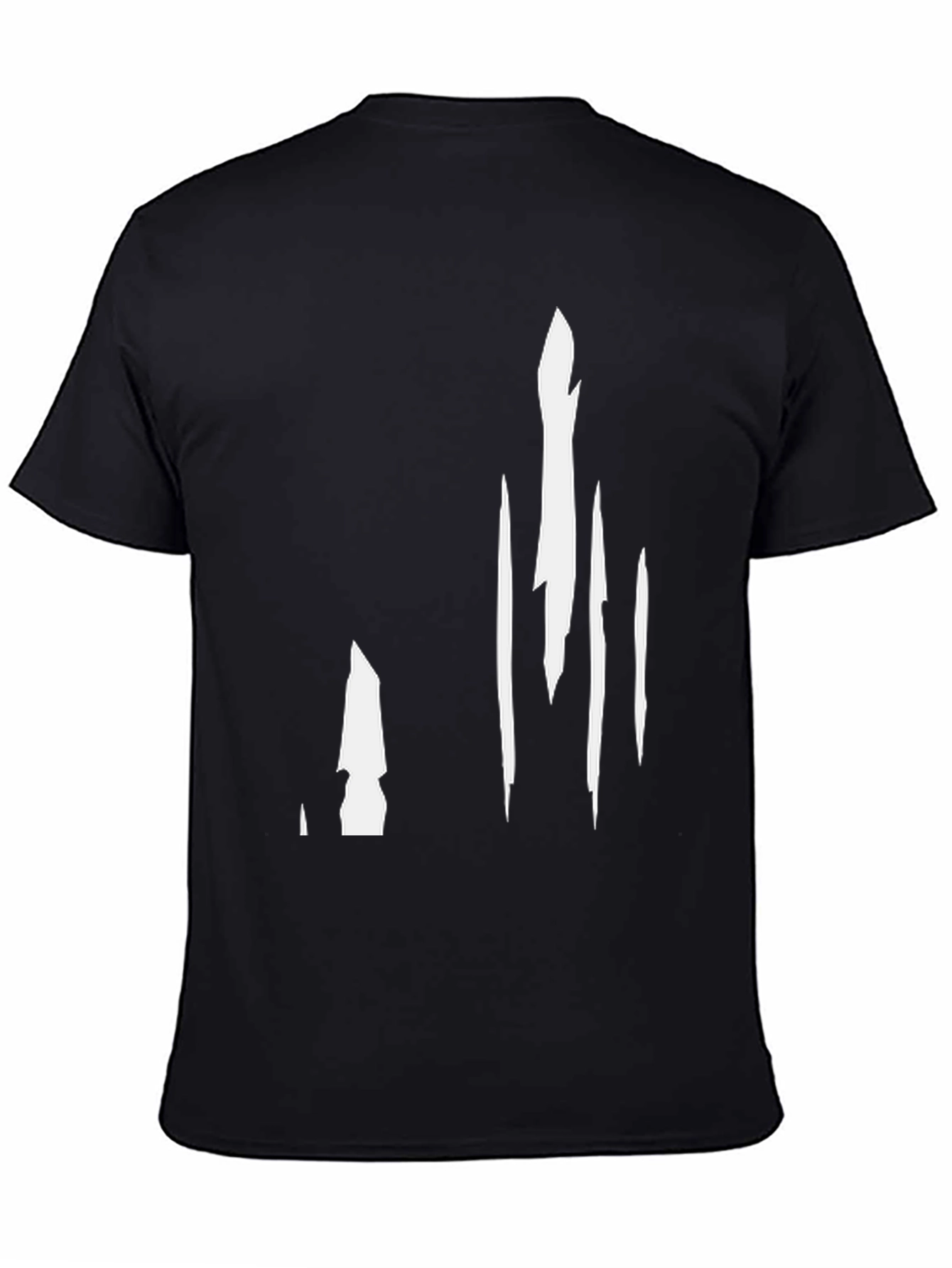 Modern Abstract Black Graphic Tee