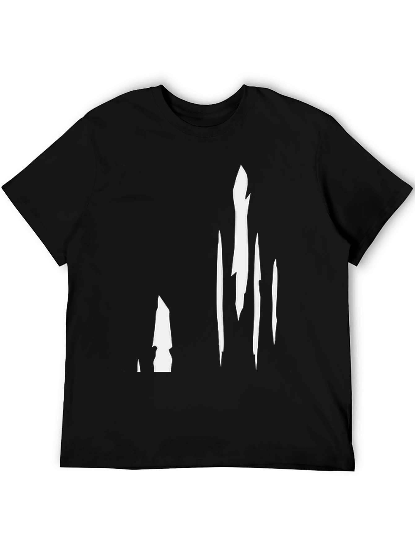 Modern Abstract Black Graphic Tee