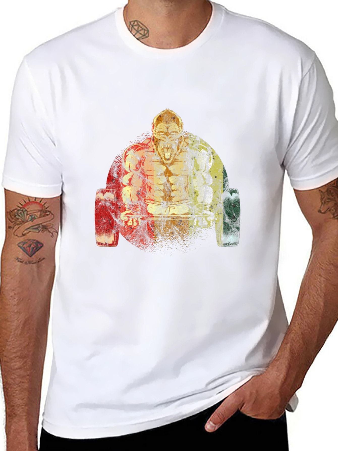 Gorilla Barbell Graphic Tee - Black