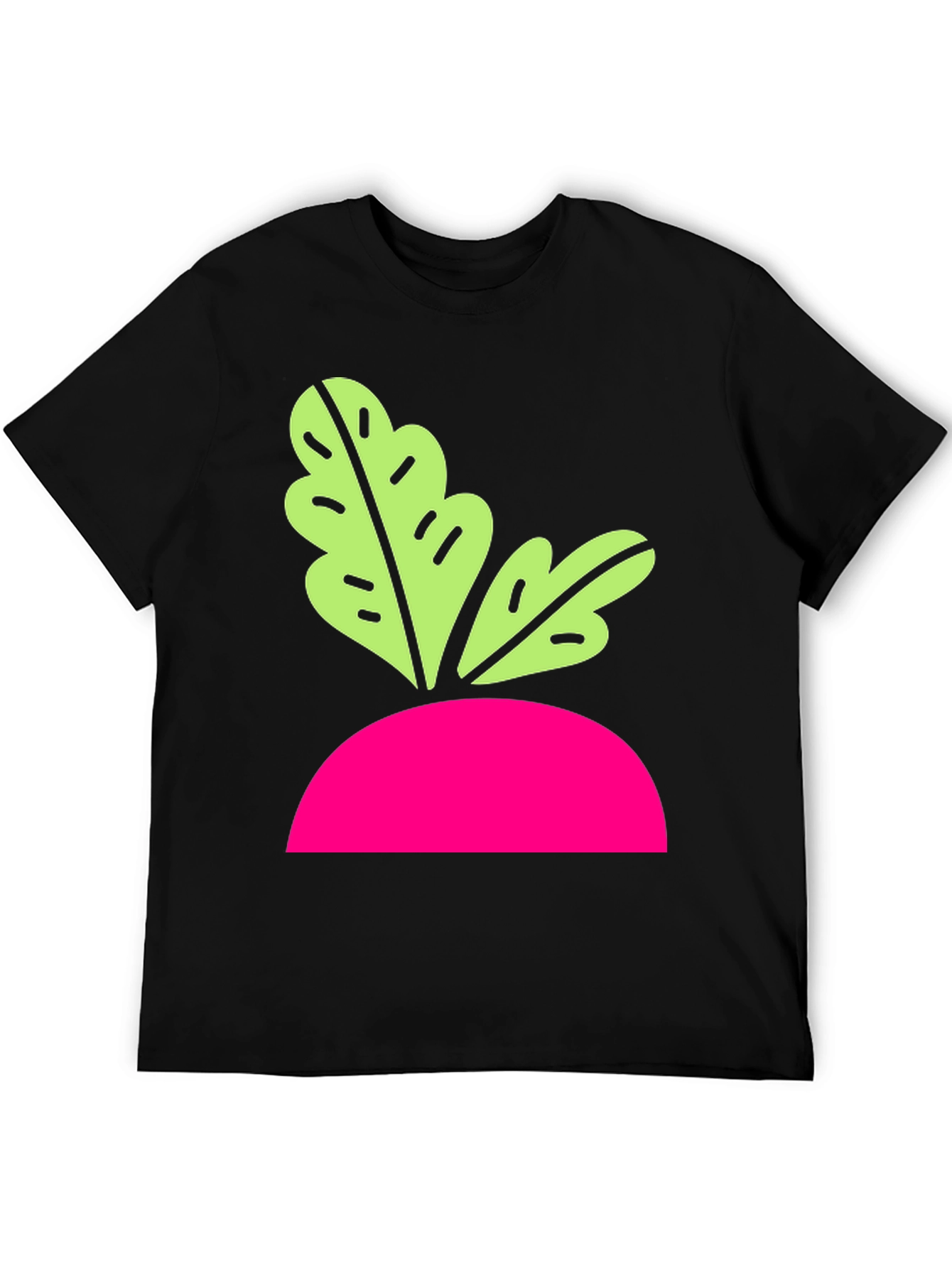 Radish Graphic T-Shirt - Modern Black Tee