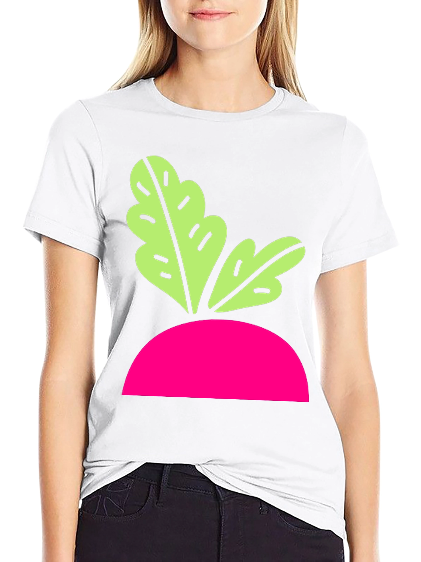 Radish Graphic T-Shirt - Modern Black Tee