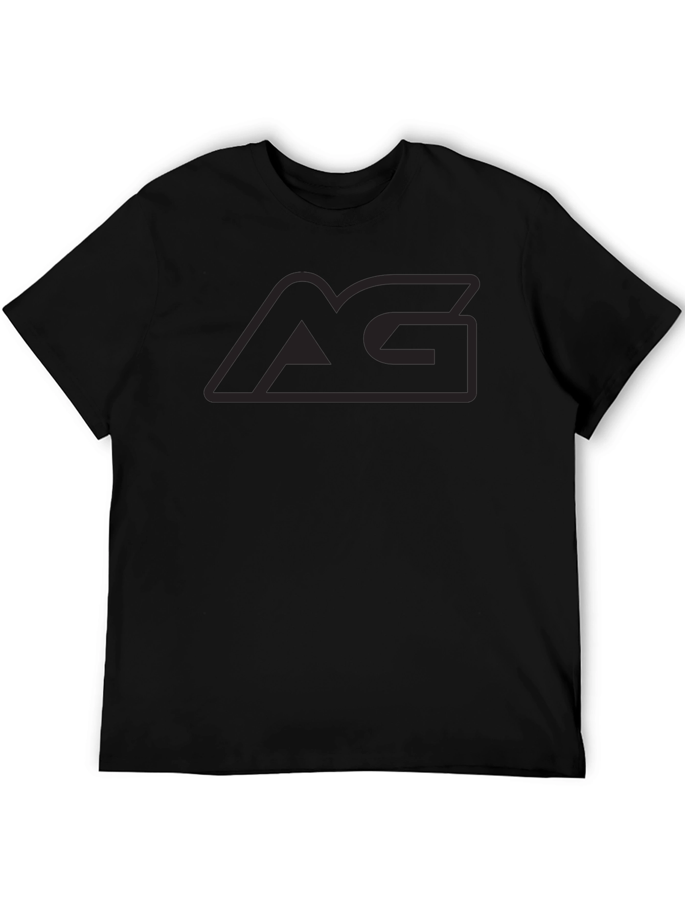 AG Logo Black T-Shirt - Stylish & Comfortable