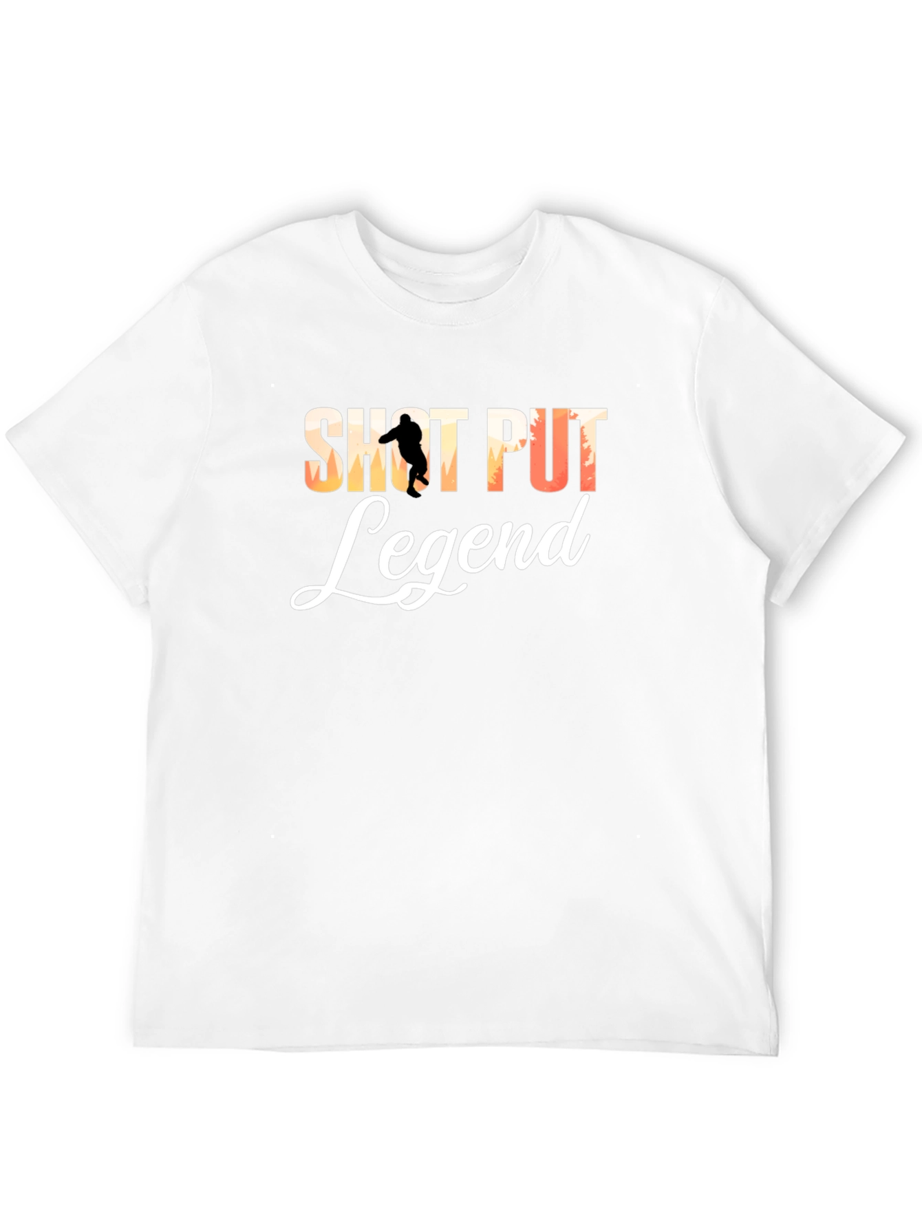 Shot Put Legend T-Shirt - Athlete Throwing Design