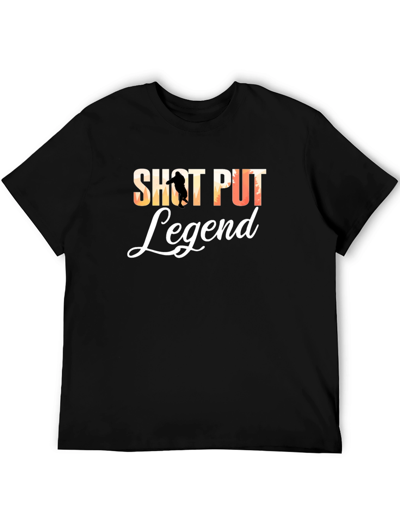 Shot Put Legend T-Shirt - Athlete Throwing Design
