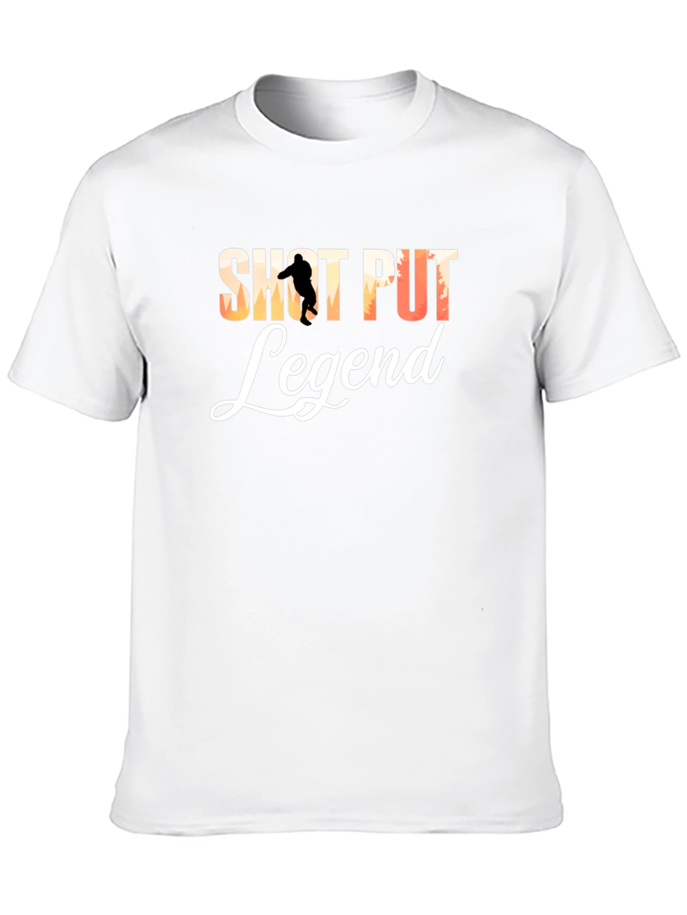 Shot Put Legend T-Shirt - Athlete Throwing Design